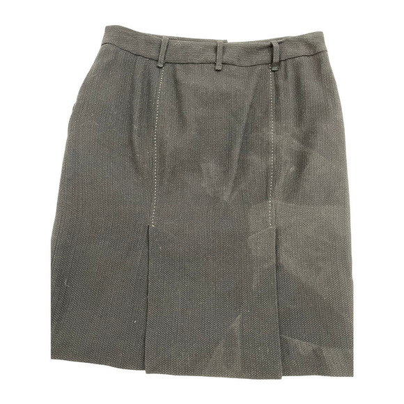 MAX STUDIO SPECIAL EDITION BLACK ZIP FRONT SKIRT - Picture 9 of 10